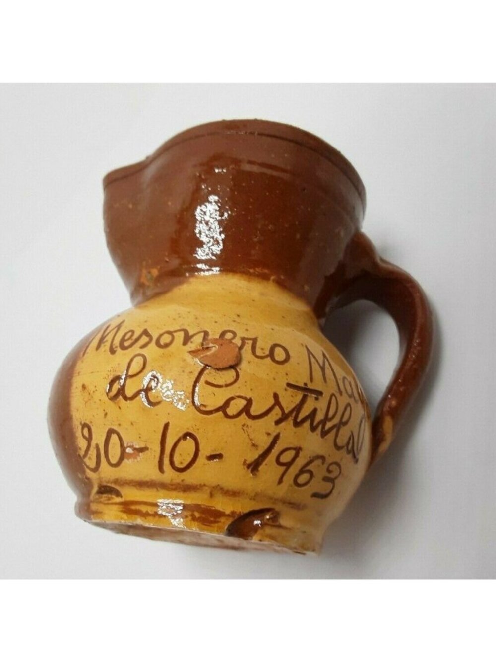 Sangria Pitcher Mesonero Mayor le Castilla Homemaje Candido Lopez Spain 1963